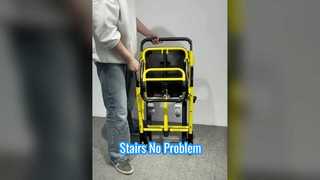Maca de escada para fácil transporte de pacientes