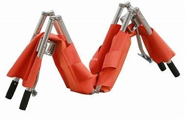 Maca dobrável portátil da liga de alumínio, transferência paciente da emergência