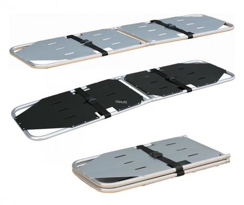 Acoplador dobrável de liga de alumínio Primeiro transporte de pacientes com lesões na coluna e na lombar