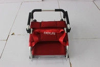 Maca de dobramento portátil da escada da liga MDK-B6 de alumínio com roda