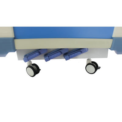 3 camas de hospital manuais resistentes da função 80 graus para cuidados pacientes