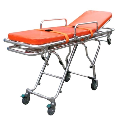 Bom preço. A maca paciente hidráulica de carregamento automática da ambulância da cama do transporte de transferência dimensiona imagens da maca da emergência on-line
