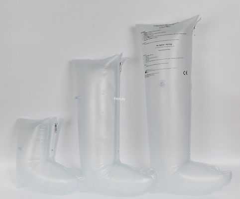 Kit de talas de ar de primeiros socorros infláveis Talas de plástico com mão Cotovelo/meio braço