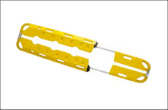 Da maca plástica da placa da espinha da dobradura do HDPE salvamento de flutuação médico da água