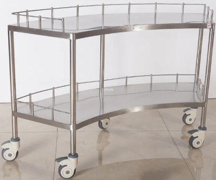 Carrinho de aparelhos em forma de ventilador de hospital Carrinho de carrinho médico para hospital 1400MM 45CM