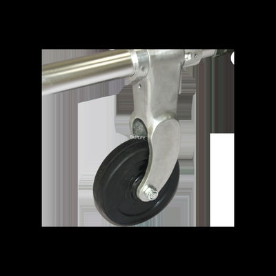 Evacuação de Emergência de doentes Carrinho de estandes dobrável Rodas pequenas 185cm × 48cm × 21cm