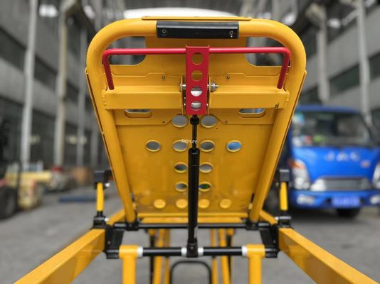 Maca de ambulância em liga de alumínio espessada de alta qualidade para resgate de emergência com encosto ajustável para uso hospitalar