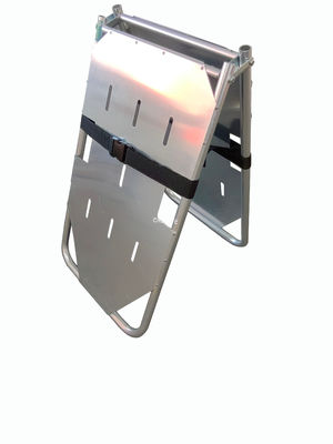 Placa dura de liga de alumínio, de duas dobras, para transferência de pacientes, conveniente de transportar