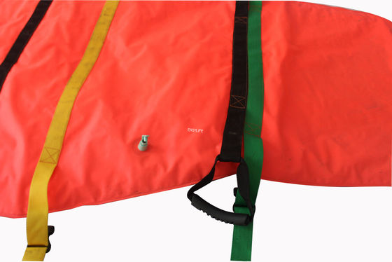 Equipamento de emergência de resgate médico laranja