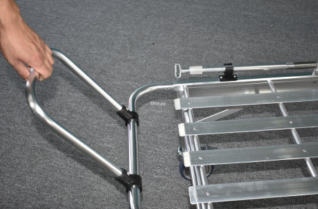 Maca de Ambulância Dobrável de Liga de Alumínio com Borda Larga e Posição Baixa  Carrinho de Resgate