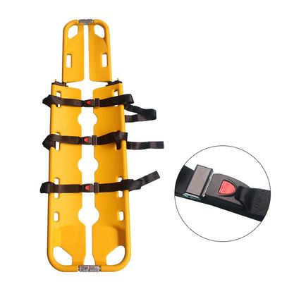 Transferência de doentes sem esforço com estrelas de escova dobrável para ambulância