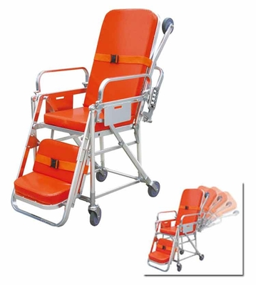 maca da ambulância de 1.96M Self Loading Folding com a cadeira de rodas, alumínio