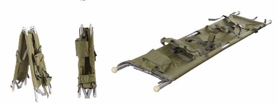 Maca médica 200 x 46 x 16cm da dobradura da liga de alumínio para a ambulância 9 quilogramas