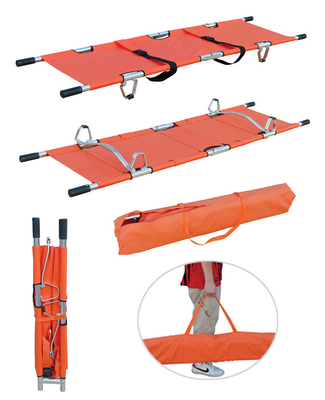 Bom preço. poder manual médico de dobramento militar portátil da maca 159kg de 104cm on-line