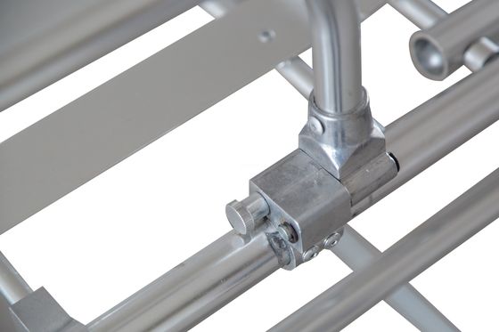 Maca de dobramento de carregamento médica da ambulância da emergência com os trilhos da liga de alumínio