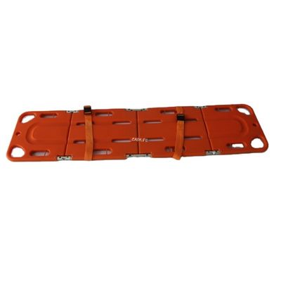 1.91M Foldable Spine Board, maca plástica do salvamento do fogo, placa nadadora da espinha da dobradura da maca do salvamento