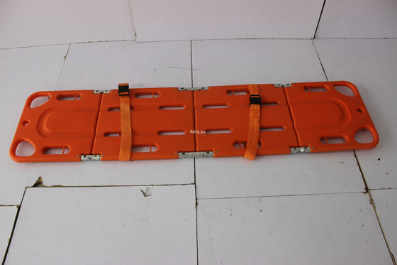 1.91M Foldable Spine Board, maca plástica do salvamento do fogo, placa nadadora da espinha da dobradura da maca do salvamento
