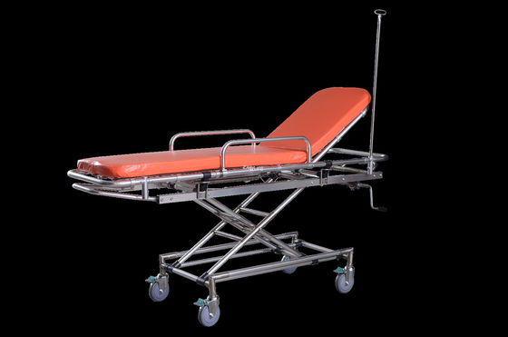Trole de transferência da carga da liga de alumínio de 88CM 1.9M Patient Transfer Trolley