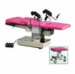 1980MM tabela Gynecological elétrica Multi-funcional da cama do exame da entrega obstétrico de 90 graus com rodízio