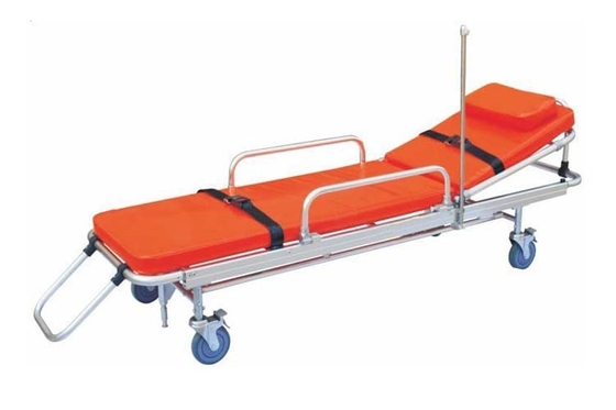 Bom preço. Ambulância de resgate de emergência maca dobrável cadeira de rodas com rodas on-line