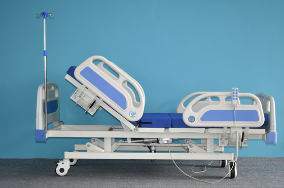 Bom preço. 3 Função Manual Cama de hospital com laterais de berço dobráveis ABS cabeça/pedestal on-line