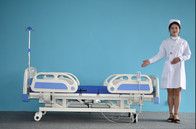 Bom preço. Mobiliário de cama de hospital eléctrico médico Três funções com trilhos laterais on-line