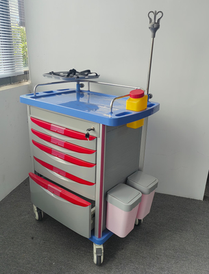 Bom preço. Equipamento médico de emergência ABS Caminhão de hospitais Carrinho de remédios de enfermagem Caminhão de hospitais on-line