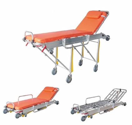 Bom preço. Maca de alta qualidade da ambulância da liga de alumínio da emergência dos dispositivos médicos para o paciente de transferência 190 x 62 x 23cm on-line