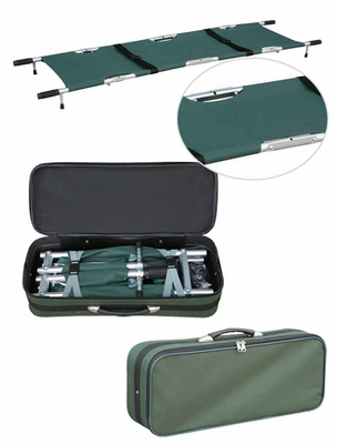 Bom preço. Maca médica dobrável estilo liga de alumínio 44 cm 9 cm ambulância para transporte de pacientes on-line