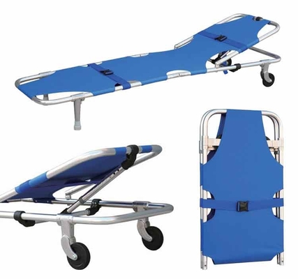 Bom preço. Macas pacientes de pouco peso da liga de alumínio da maca do transporte com a cama da maca da emergência médica do espaldar on-line