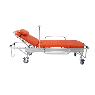 Bom preço. maca portátil da ambulância da dobradura da marquesa de 50cm 30 graus para a clínica on-line