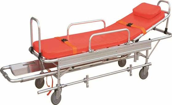 Da maca durável da cama da ambulância da liga de alumínio de H500mm ODM paciente do trole