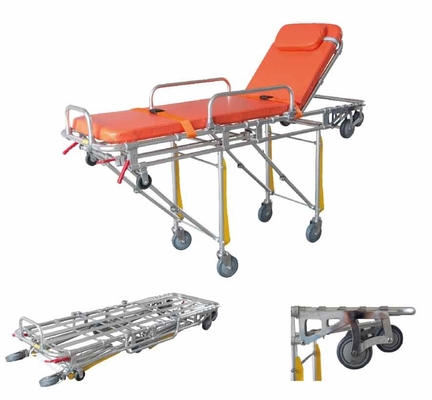Bom preço. da altura dobrável da maca da ambulância 40kg carga automática traseira ajustável on-line