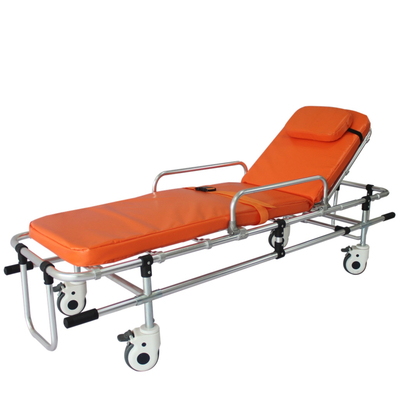 Bom preço. Maca de dobramento da ambulância de 190 x de 55 x de 50cm 80 graus para primeiros socorros de transferência paciente on-line