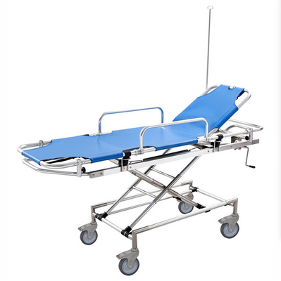 Bom preço. Maca 159KG de aço inoxidável de 55CM para o tratamento da emergência com altura ajustável on-line