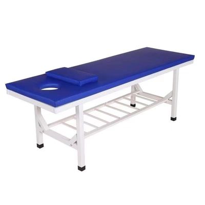 Poder manual azul da liga de alumínio da cama da sala do exame da clínica de 32in